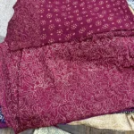 Korean Shamoz With Chundri Print Shirt & Dupatta 14
