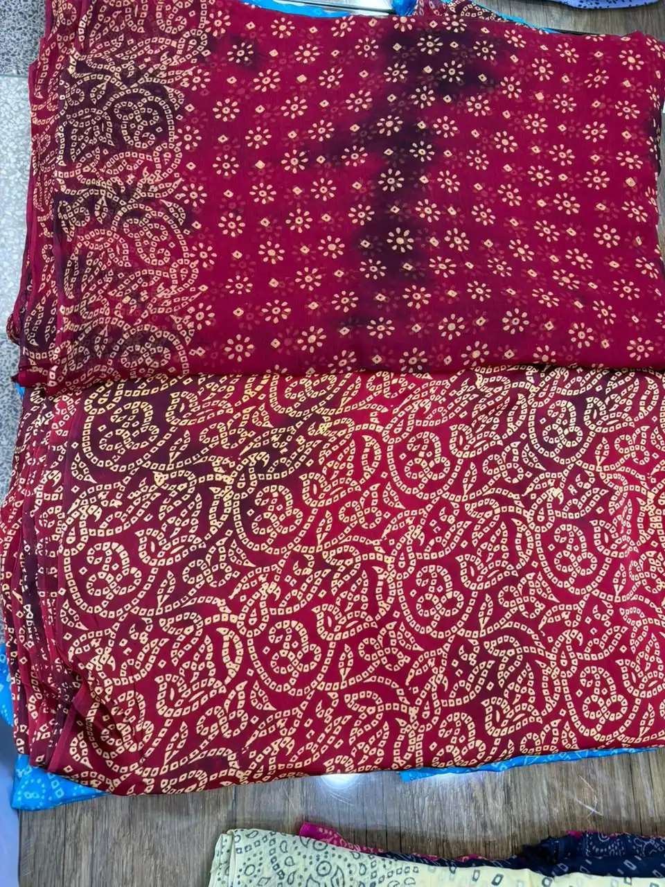 Korean Shamoz With Chundri Print Shirt & Dupatta (24) Korean Shamoz With Chundri Print Shirt & Dupatta 24 - Image 1